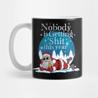 funny santa quarantine christmas 2020 Mug